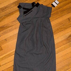 HYEIN SEO Gray Cinch Bag Tube Dress